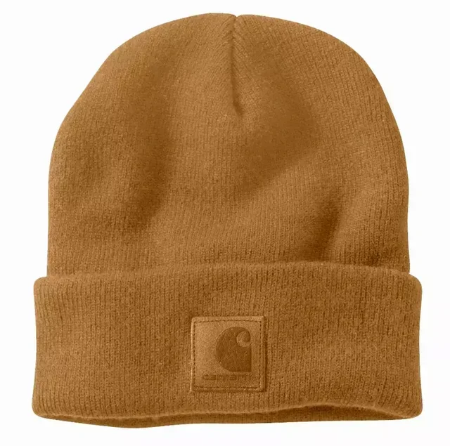 Bonnet Carhartt A18 Watch Hat Marron - Maille Côtelée Hiver