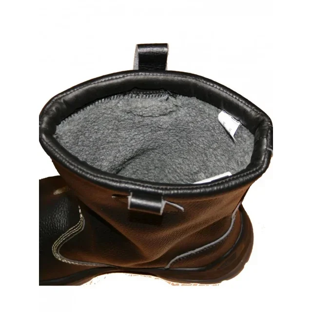 Botte de sécurité fourrée SINGER BREME cuir noir S3 SRC