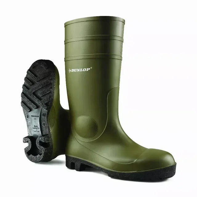 Botas de seguridad GASTON MILLE PVC Dunlop S5 SRA BODE3 puntera de acero antideslizantes