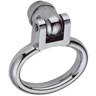 Boucle double chromée VACHETTE 142 mm 1 portée carré 7x70 mm