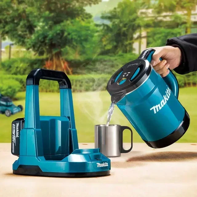 Makita DKT360Z 36V Cordless Jobsite Kettle - 0.8L, Anti-Tip