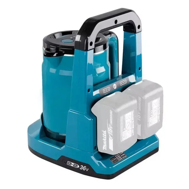 Makita DKT360Z 36V Cordless Jobsite Kettle - 0.8L, Anti-Tip