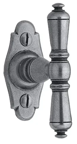 Door Knob Nevers Plate Epoxy Gray BOUVET ref 12666