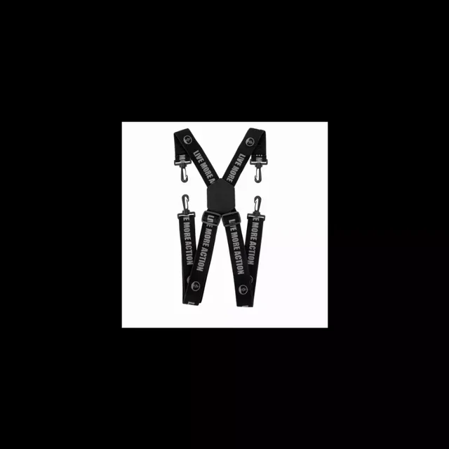 Bretelle Elastiche LMA 99139 Clip Nere Senza Metallo Taglia Unica