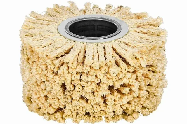 Brosse de ponçage Rustilon BG 80 FESTOOL pour lissage bois BMS 180 fils sisal