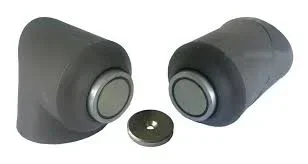 Arrêt de porte magnétique MONIN 161340 gris rétention 35 kg universel sol mur