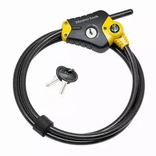 Cable Antirrobo Master Lock Python 8433EURD 1,8m Amarillo Candado de Seguridad