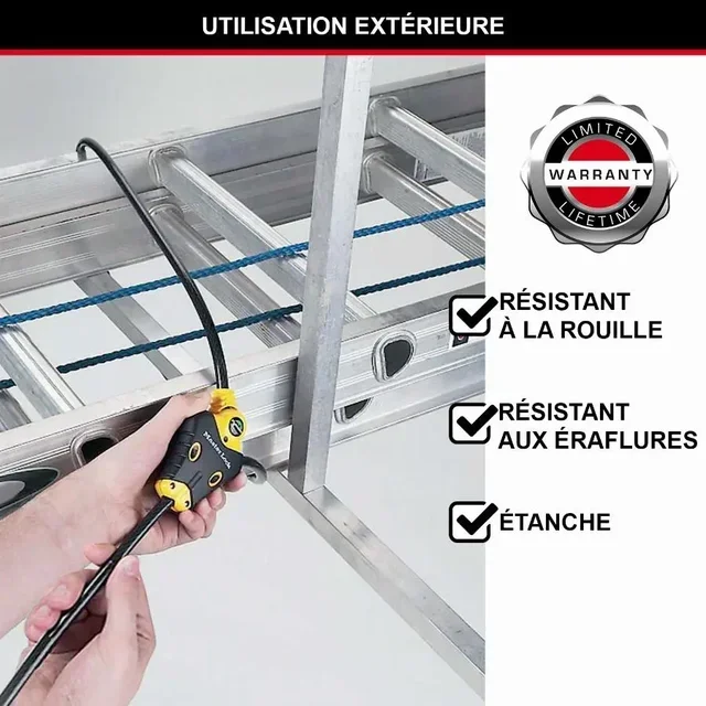 Cable Antirrobo Master Lock Python 8433EURD 1,8m Amarillo Candado de Seguridad