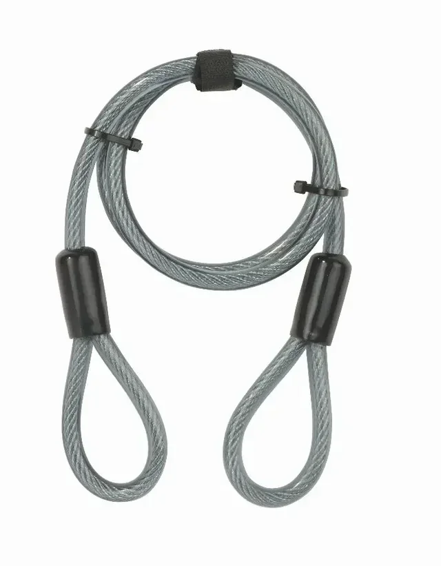 Câble antivol vélo YALE 2,20m acier tressé Ø10mm sécurité ancrage 23884000