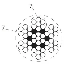 Câble inox INDIA Ø6 mm toron 7x7 Inox 316 - vendu au mètre linéaire