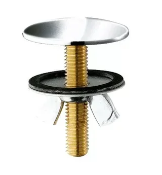 Cache-trou Ø45 mm DELABIE Blanc chromé 598000