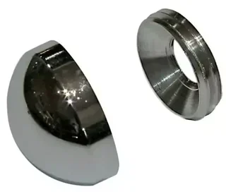 Cache-vis laiton chromé Ø46mm - Modèle 9038D16S03 - 8x5.1mm