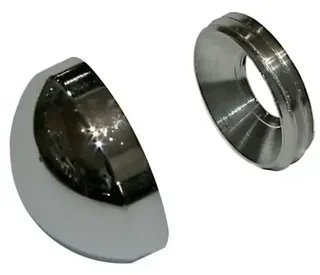 Cache-vis laiton chromé Ø18 mm pour vis M5-M6 - modèle 9038D22S10