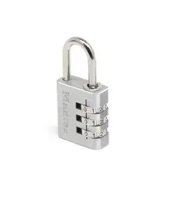 Cadenas Master Lock 7630EURD aluminium 30mm à combinaison 3 chiffres