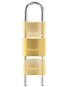 Cadenas Master Lock 50mm laiton massif anse ajustable 70-155mm haute sécurité