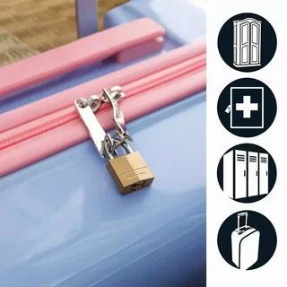 Solid Brass Padlock Master Lock 30 mm Pack of 4 - 130EURQNOP