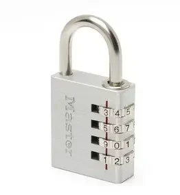 Cadenas Master Lock 40mm aluminium combinaison programmable 7640EURD