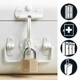 Lucchetto in Ottone Massiccio Master Lock 40mm Set 6 Sicurezza Anti-Corrosione