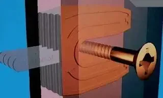 Cale-fourchette PRUNIER 30x40 mm vis Ø7 mm boîte 1000