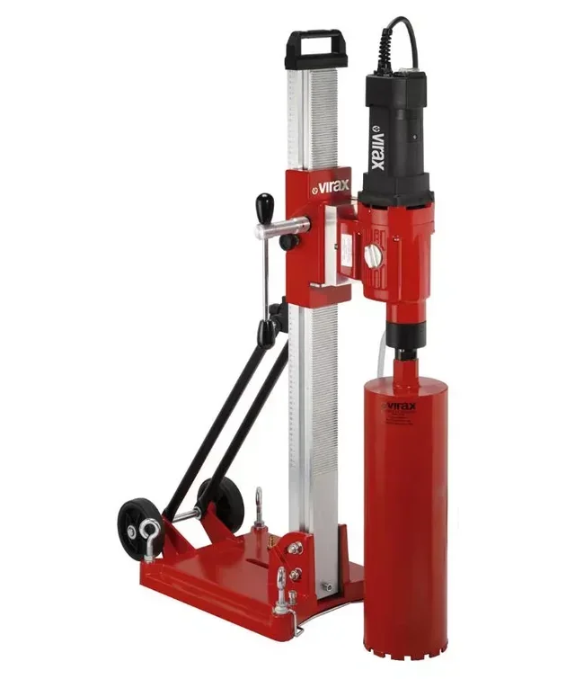 Carotadora eléctrica VIRAX 50120 250 mm con base de aluminio