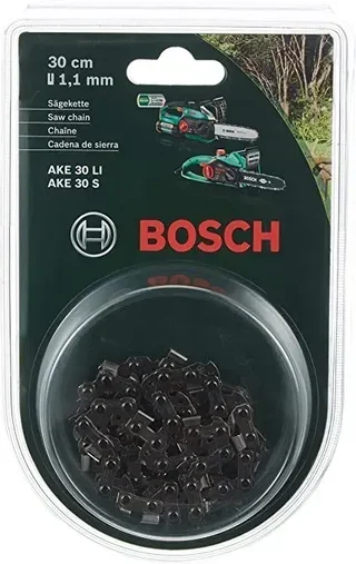 Chaîne tronçonneuse 30 cm Bosch AKE 30 - pas 1,1 mm chrome