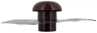 Roof ventilation cap Ø100 mm NICOLL CDT10 brown with sealing collar