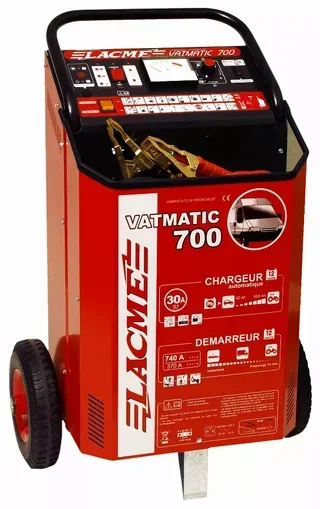 Chargeur démarreur batterie LACME Vatmatic 900 12V 30A 700A