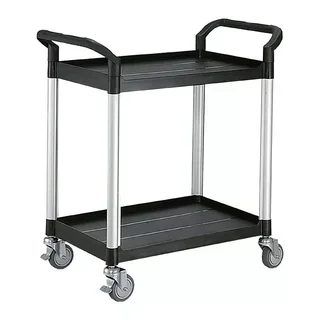 Carro de manipulación STOCKMAN 2 niveles aluminio polipropileno 250 kg