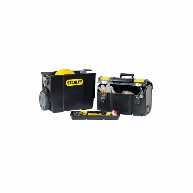 Stanley Compact 2-in-1 Service Cart with Removable Toolbox and 7-Inch Wheels - Ref. 1-70-327