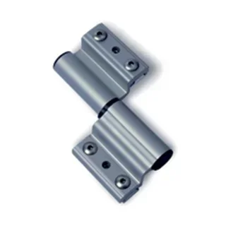 Paumelle à clamer FAPIM 5511I aluminium gris pour porte lourde avec réglage horizontal