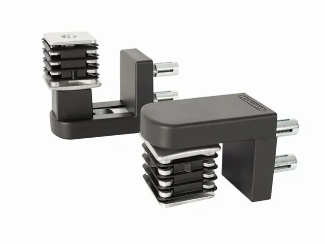 Charnière portail 90° compacte réglable aluminium LOCINOX NOSEHINGES-I