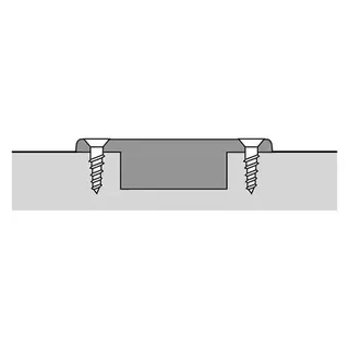 Charnière invisible Sensys HETTICH 110° sans amortisseur - Montage central à visser - Réf. 9091590