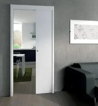 Châssis porte coulissante galandage Placo 90 cm FIBROTUBI cloison 100 mm