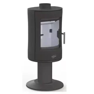 Poêle à bois GODIN Mazamet 8,5kW noir anthracite fonte 7 étoiles