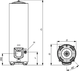 Chauffe-Eau Électrique ARISTON Initio Blindé 100L Monophasé - 3000569