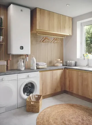 Chauffe-eau électrique plat Malicio 3 40L blanc multiposition connecté WiFi THERMOR