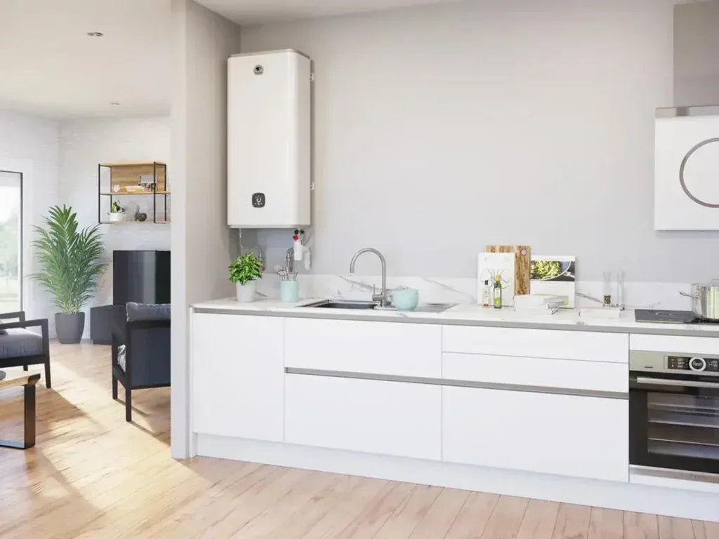 Chauffe-eau électrique plat Malicio 3 Thermor 65L blanc multiposition connecté WiFi