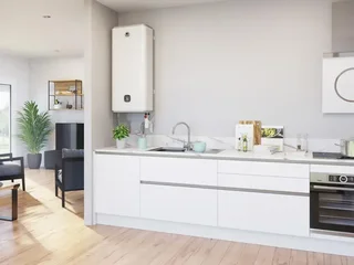 Chauffe-eau électrique plat Malicio 3 Thermor 65L blanc multiposition connecté WiFi