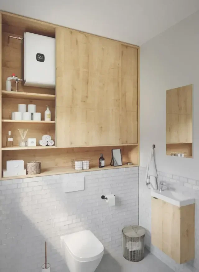 Chauffe-eau électrique plat Malicio 3 Thermor 65L blanc multiposition connecté WiFi