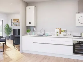 Chauffe-eau électrique plat Malicio 3 Thermor 65L blanc multiposition connecté WiFi