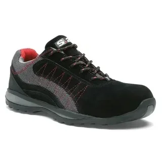 Chaussure sécurité basse ZEPHIR S1P S24 BOSSI cuir velours noir toile grise 5122