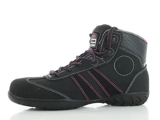 Scarpe Antinfortunistiche Donna Safety Jogger Isis S3 Pelle Nero Rosa