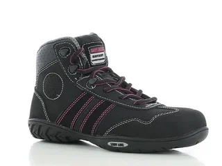 Scarpe Antinfortunistiche Donna Safety Jogger Isis S3 Pelle Nero Rosa