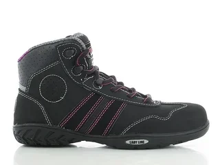 Scarpe Antinfortunistiche Donna Safety Jogger Isis S3 Pelle Nero Rosa