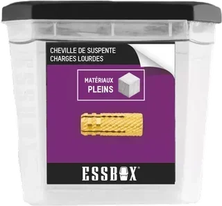 Cheville expansion laiton Ø6mm ESSBOX SCELL-IT boîte 100 pièces
