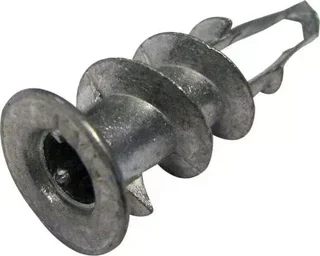 Cheville à placo métallique autoperceuse avec vis, charge 6 kg, boîte de 100 - Plak Metal ING