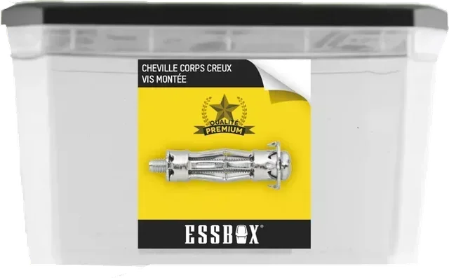 Cheville corps creux ESSBOX SCELL-IT Spyder Plus Ø6x34 mm lot 100