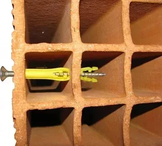 Cheville traversante Ø 8x68 mm ING brique monomur seau 150 pièces