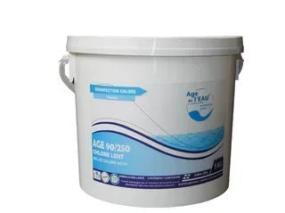 Chlorelent LANGSAM CHLOR Tabletten 250g Eimer 5kg AGE902505 Pool Aktivchlor