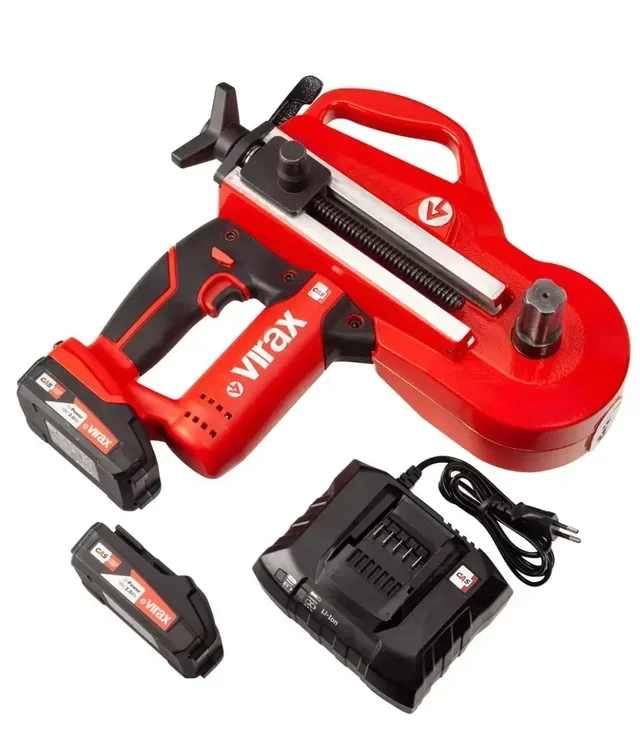 Cintreuse électroportative 18V Eurostem III Ø12-22mm Virax 251874 + 2 batteries